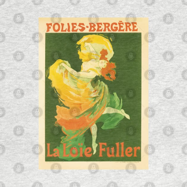 Art Nouveau Cabaret Print of Loie Fuller by This and That Designs